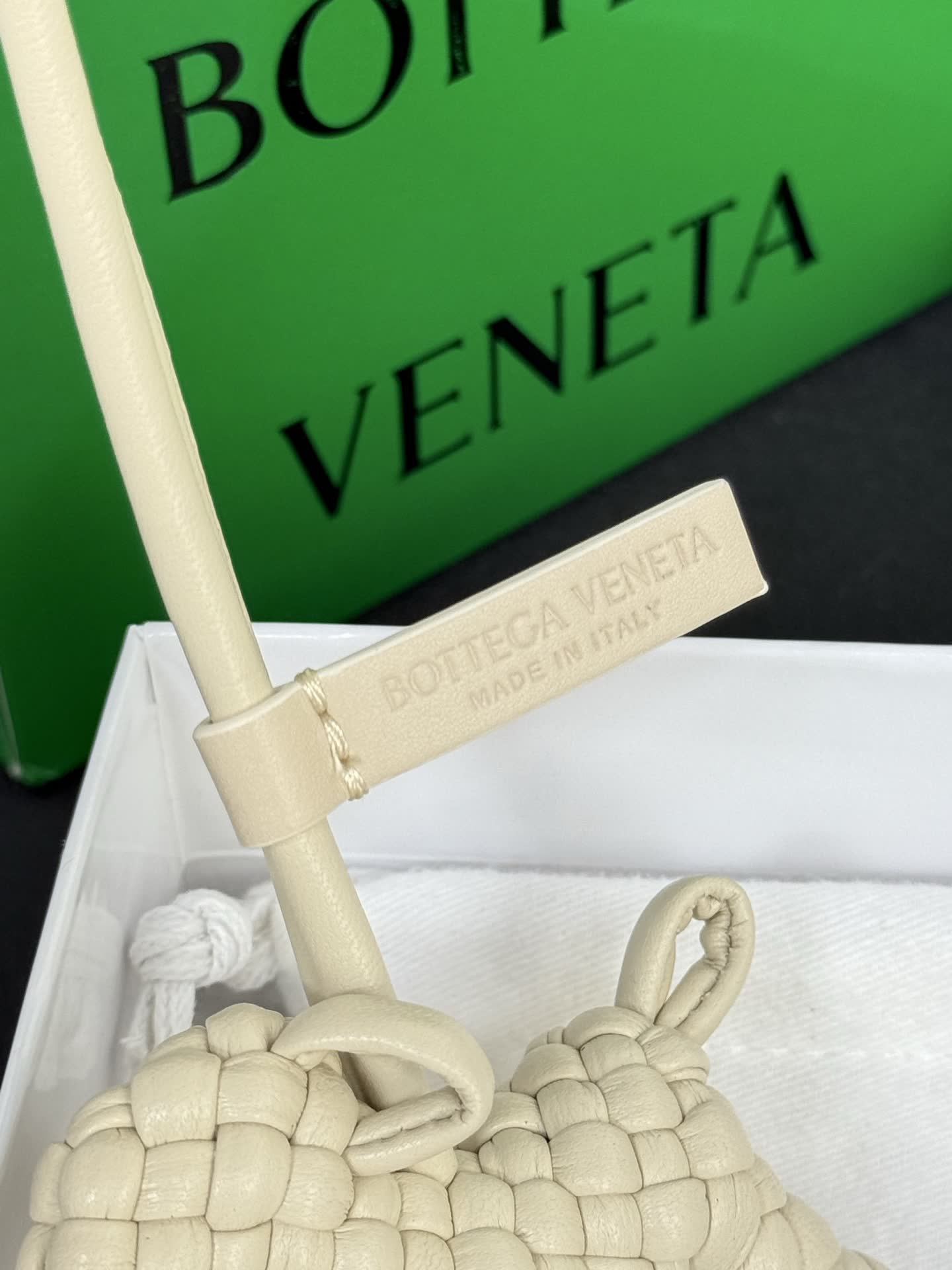 Bottega Veneta Leather Dog Charm